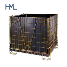 Welded Industrial Palletized Foldable Pallet Box for Pet Preform Storage